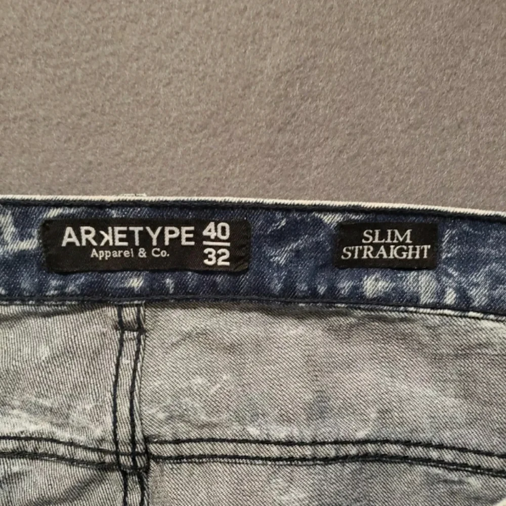 Arketype Size 40x32 Blue Acid Wash
